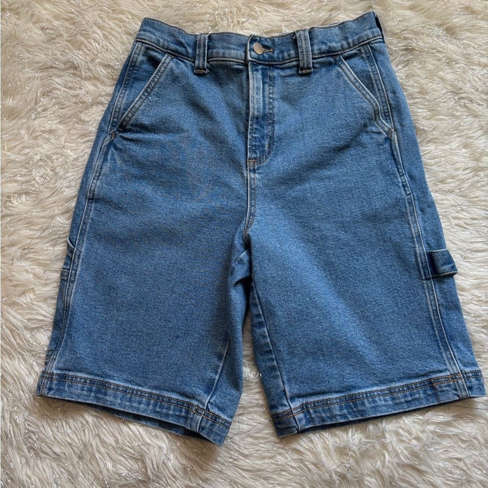 Fashion Nova Light Blue Women’s Bermuda Jean Shorts Size 7